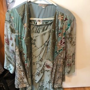 3 piece skirt tank jacket